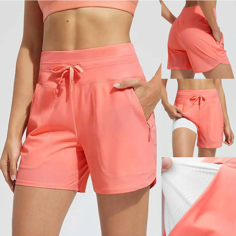 🩳Women's High-Waisted Quick-Dry Swim Shorts