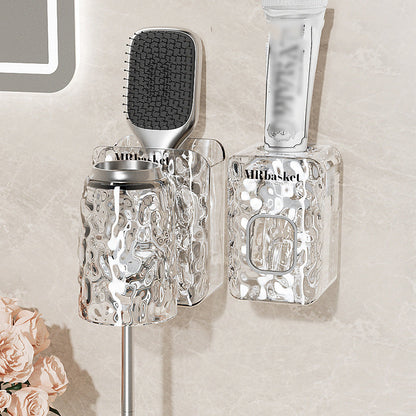 ✨Glacier Pattern Non Punching Toothbrush Shelf