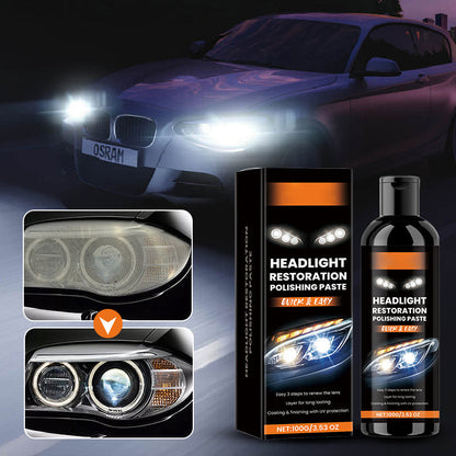 🚗Headlight Stain Remover & Polishing Paste