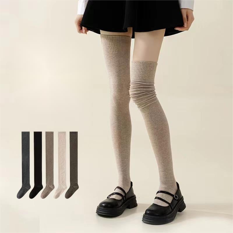 💞50K+ SOLD!🧦🤝✨ Classic Elegance, Effortless Wear | Soft & Stretchy Thigh High Socks❤️🔥🧦