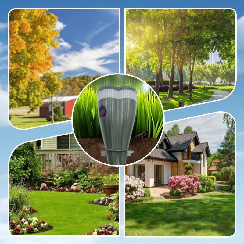 🔥 Solar Powered Waterproof Screw Mole Repellent