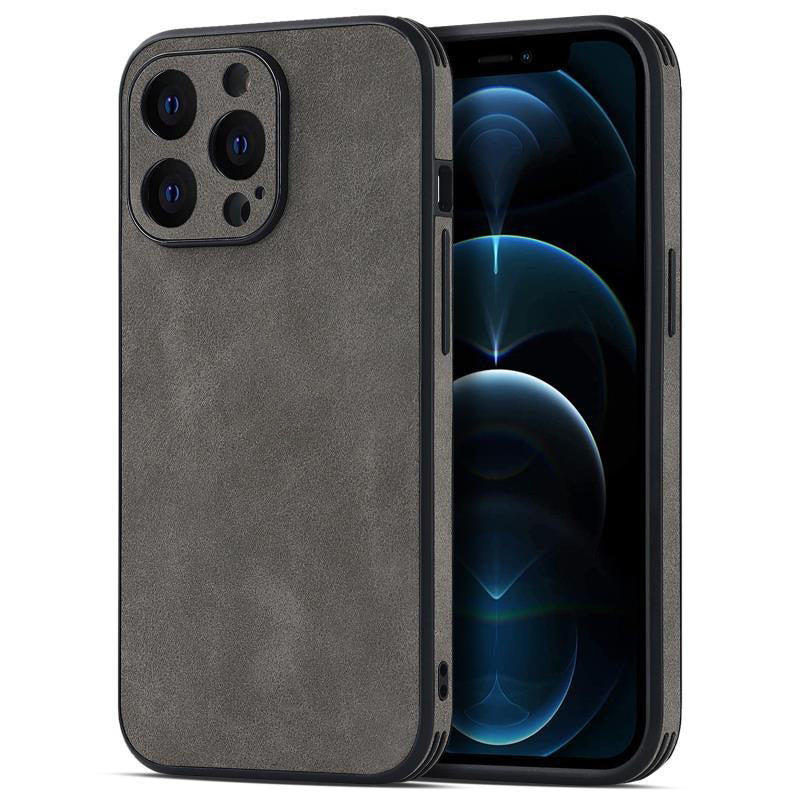 Capacul carcasei cu piele de miel cu patru pachete pentru iPhone