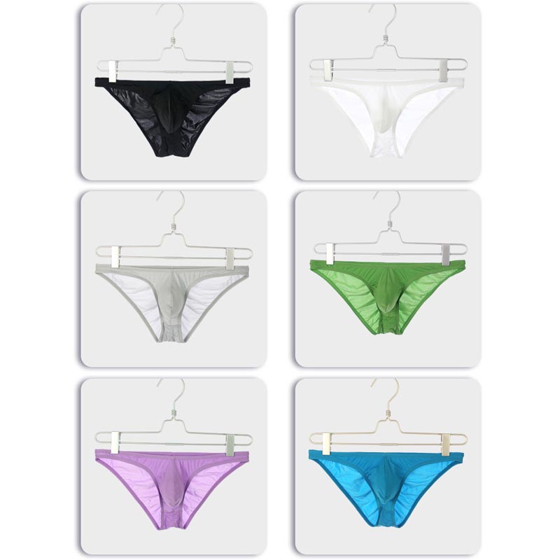 Men’s High-stretch Ice Silk Breathable Panties with Low-cut🔥🔥Buy 5 Get 2 Free