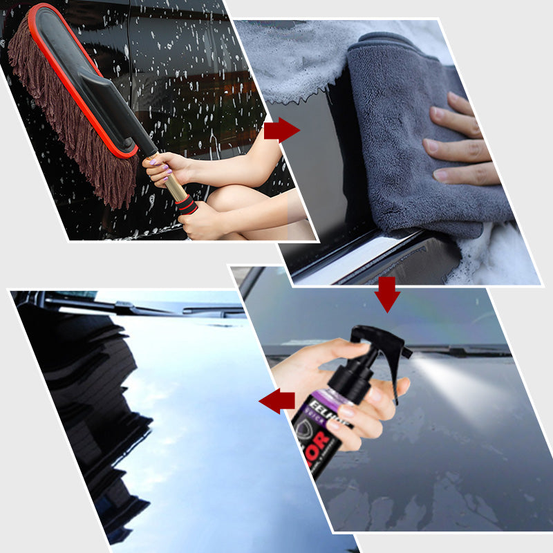 【Practical Gift】Car Duster with Extendable Telescoping Handle