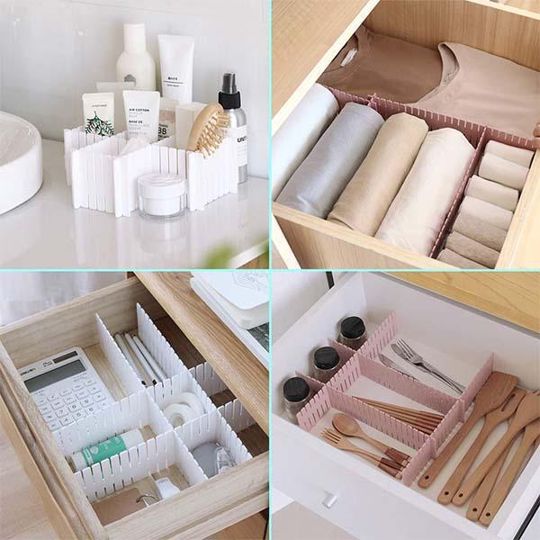 (4pcs) DIY Drawer Division Board