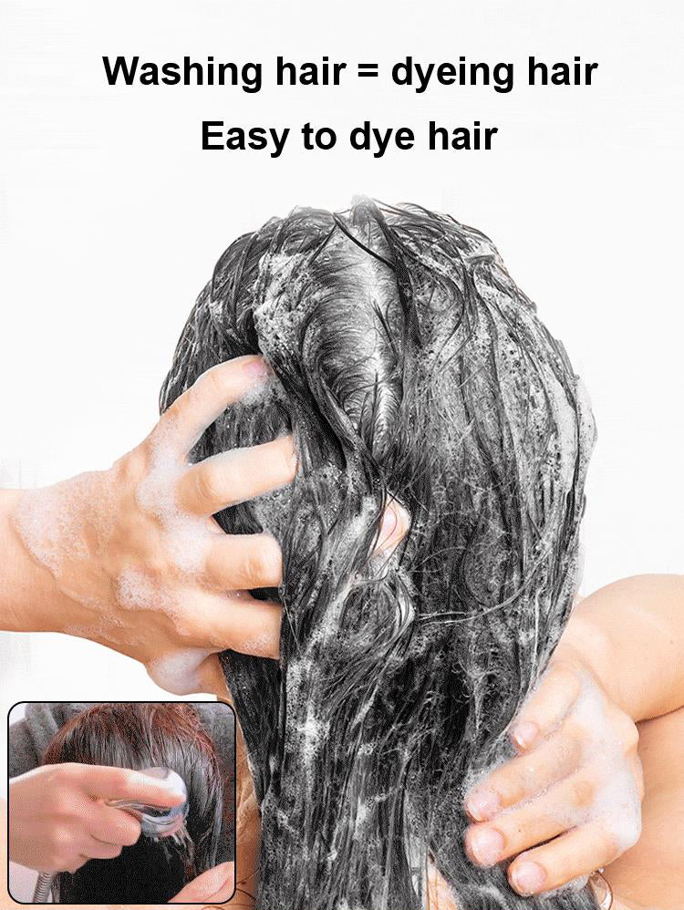 🔥Pure Plant Extract For Grey Hair Color Bubble Dye