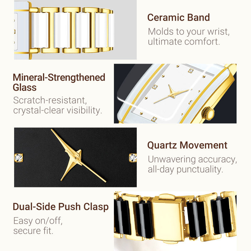 Fashion Casual Versatile Square Watch