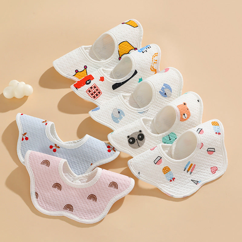 [Best Gift For Baby] 💞👶Newborn Baby Cotton Drooling Towel Bib