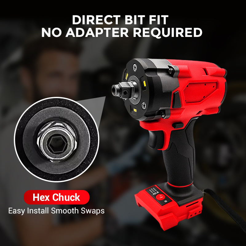 Powerful Electric Wrench with Long-Lasting Battery