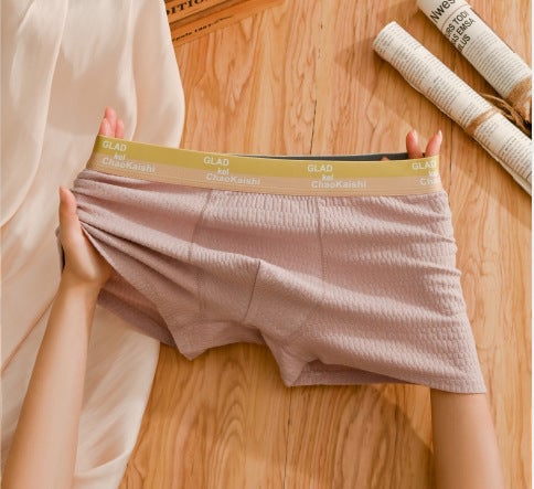 🔥Bubble Cotton Men's Boxer Briefs Antibacterial Breathable Sweat Absorbent