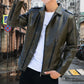 [Best Gift For Him] Men's Cool Leather Jacket（Great Sale⛄BUY 2 Get 5% OFF）