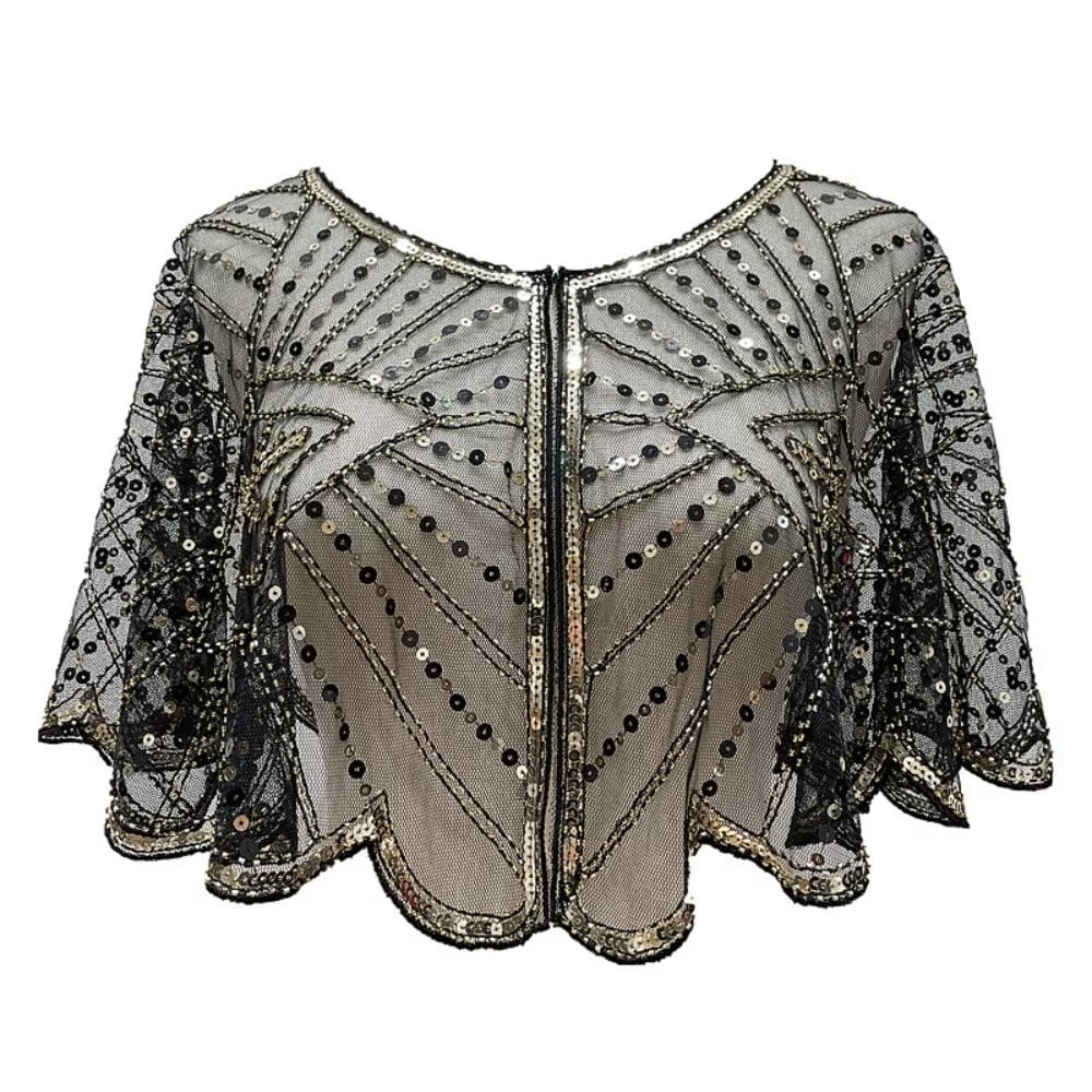 🔥 Vintage Lace Beaded Shawl🔥
