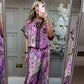 Women's Printed Top & Wide Leg Pants 2-Piece Set