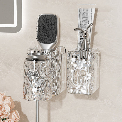 ✨Glacier Pattern Non Punching Toothbrush Shelf