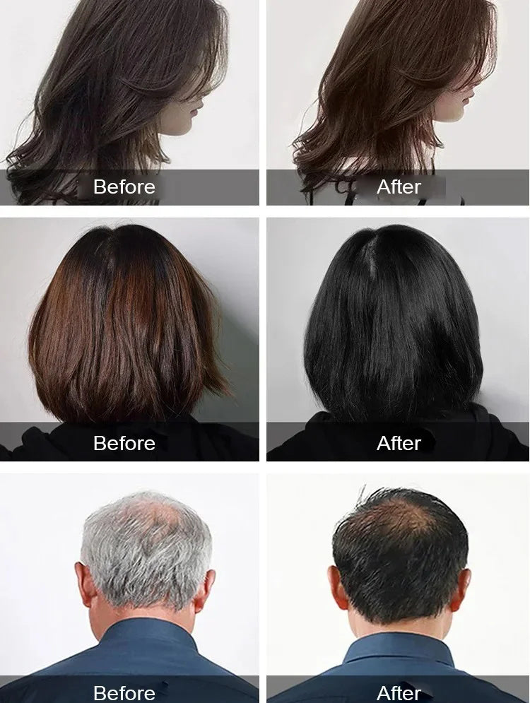 🔥Pure Plant Extract For Grey Hair Color Bubble Dye
