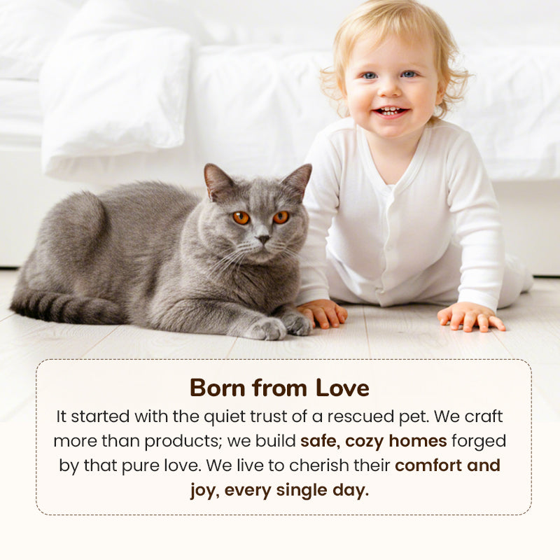 💥Hot sale 🐶🐱Pet Cozy Warm Cave Bed