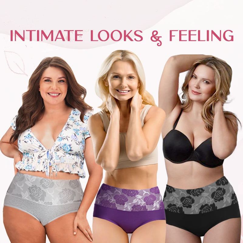 ✨ BUY 5 GET 5 FREE✨Cotton High Waist Abdominal Slimming Hygroscopic Antibacterial Underwear
