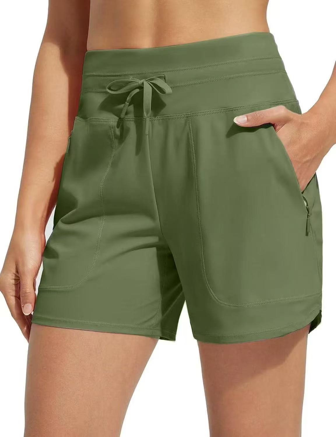 🩳Women's High-Waisted Quick-Dry Swim Shorts