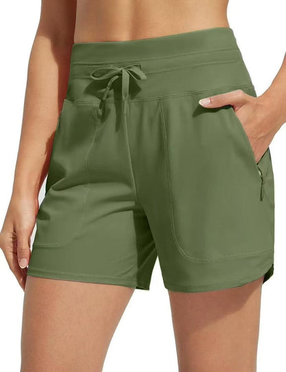🩳Women's High-Waisted Quick-Dry Swim Shorts