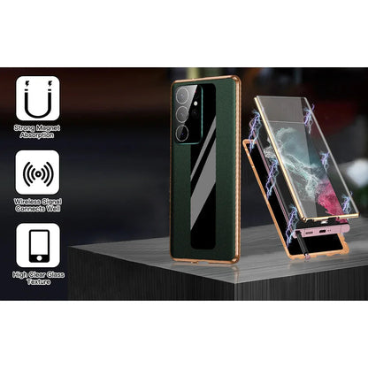 Samsung S22 Series Glass Goggles Magnetic All inclusive Fall Proof Mobile Phone Case