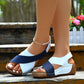 Women's Ultra Comfortable Slope Heel Sandals