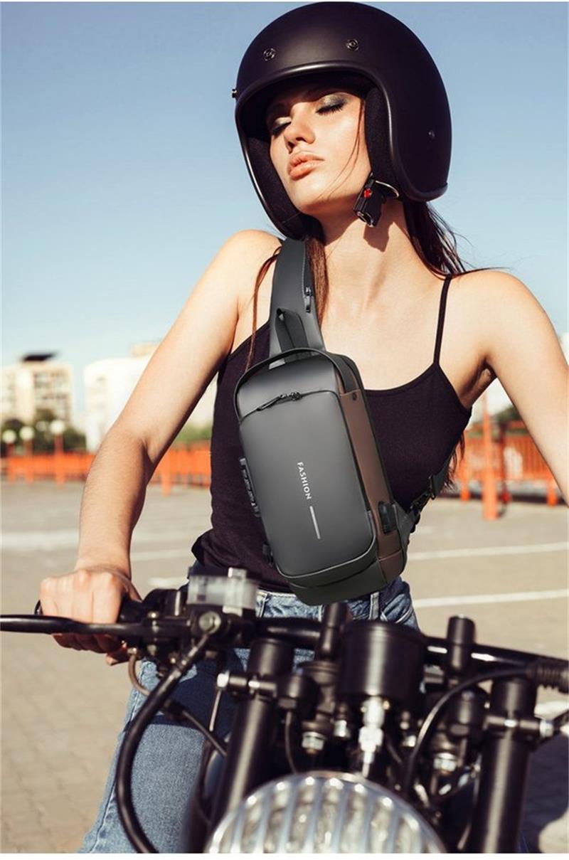 【🎁Mother's Day Gift】USB charging sport sling Anti-theft shoulder bag