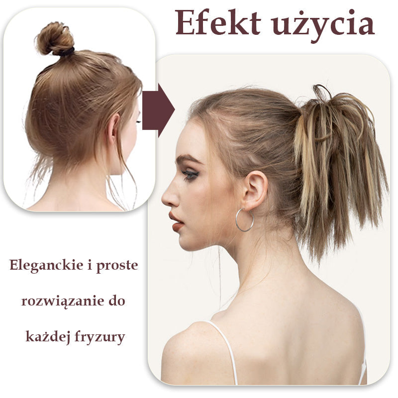 Messy Ponytail Wig Wrap