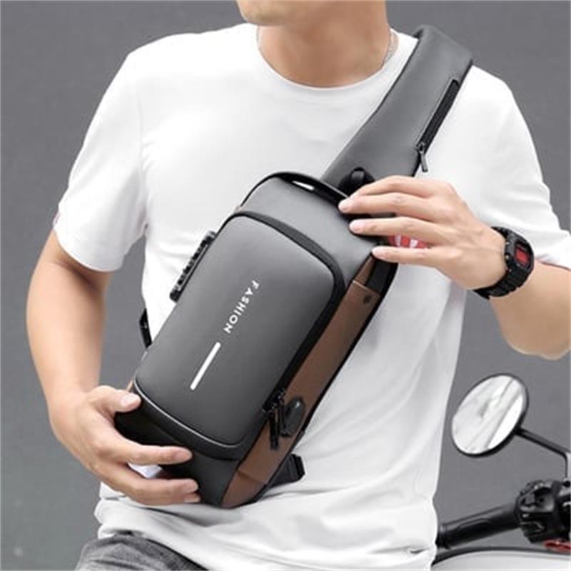 【🎁Mother's Day Gift】USB charging sport sling Anti-theft shoulder bag