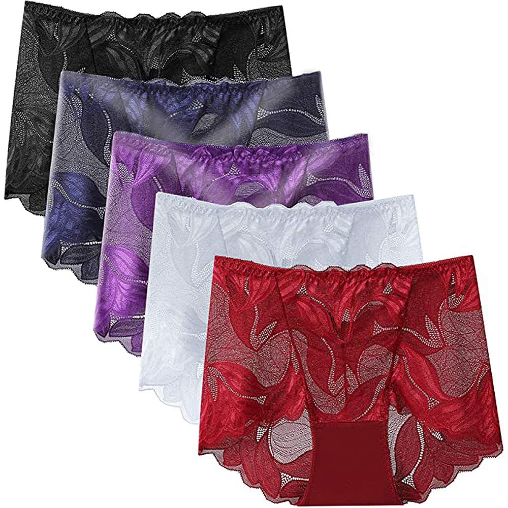 💋Hot Sale -Ladies Silk Lace Handmade Underwear Pack ✨