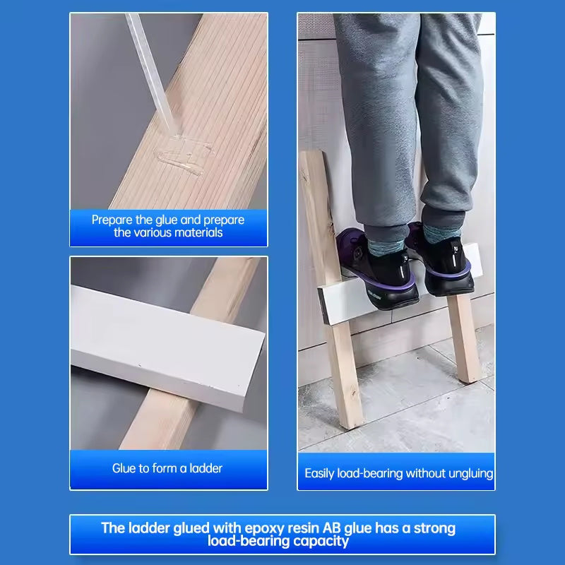 💧Aesthetics and Environmental Friendliness-Clear Epoxy Resin AB Glue