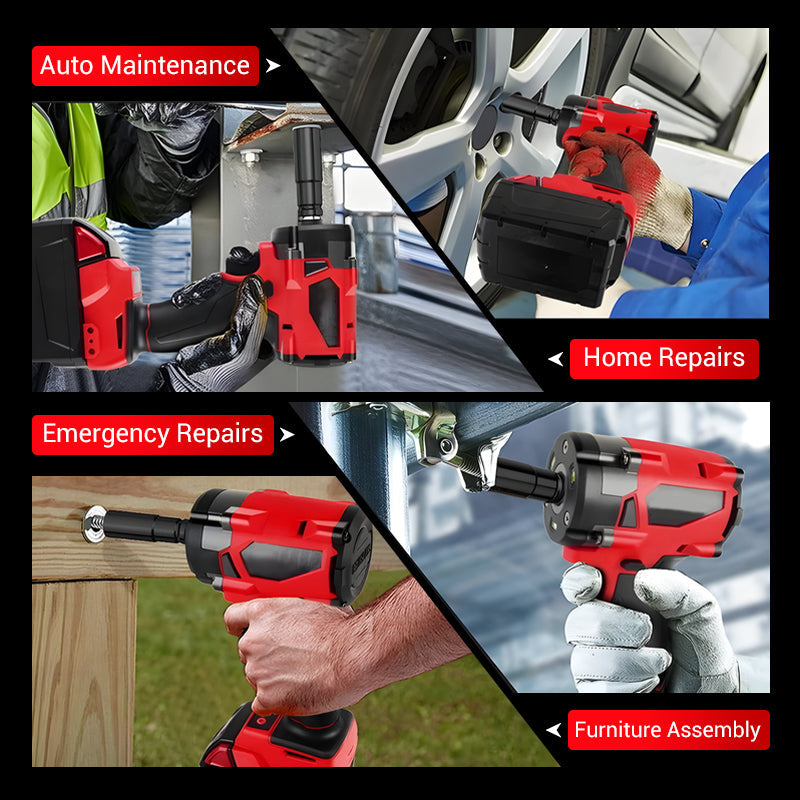 Powerful Electric Wrench with Long-Lasting Battery