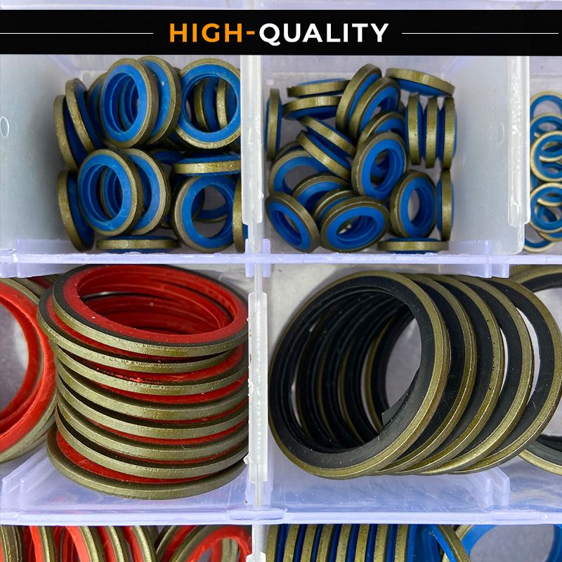 【🎁Mother's Day Gift】Pousbo® 100pcs/ 245pcs Assorted Sealing Gasket Set