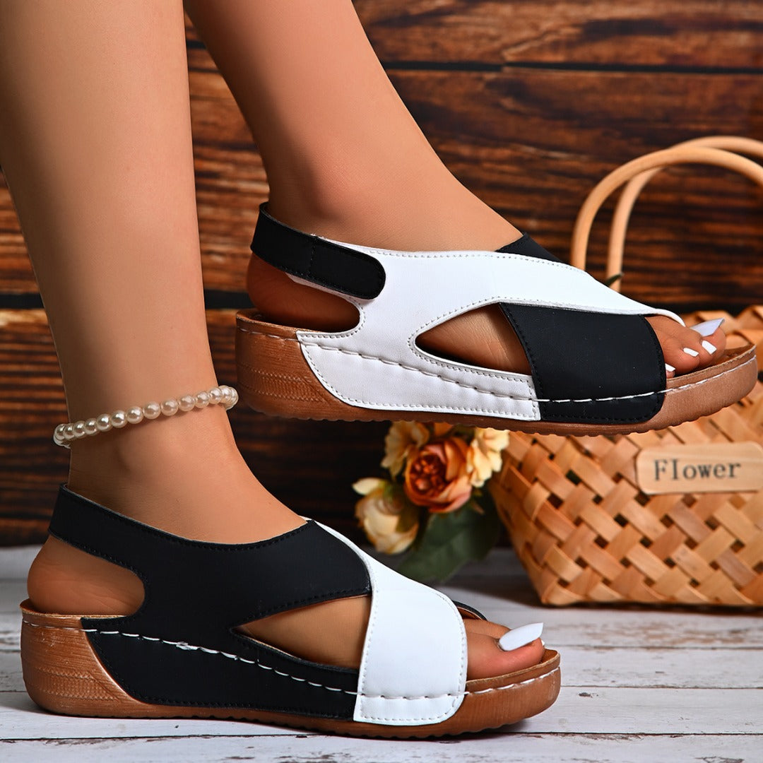 Women's Ultra Comfortable Slope Heel Sandals