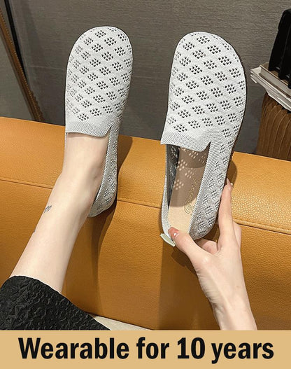 Soft-soled, Woven, Hollow Women's Shoes