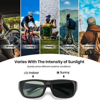 🕶️Smart Photochromic Polarized Sunglasses