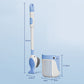 Wall-Mounted Suction Cup Toilet Cleaning Brush Set
