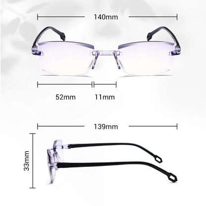 New Sapphire High Hardness anti-blue Dual-Use Reading Glasses
