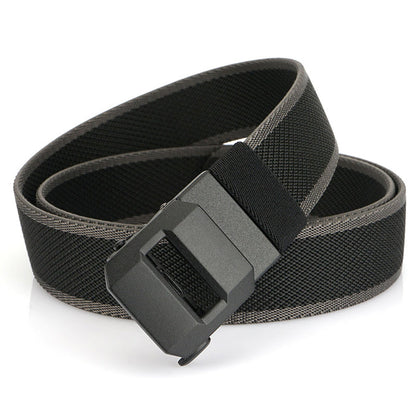 Automatic Buckle Stretch Nylon Belt For Men