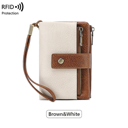 Women's RFID Blocking Leather Wallet
