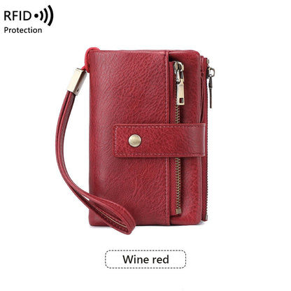 Women's RFID Blocking Leather Wallet