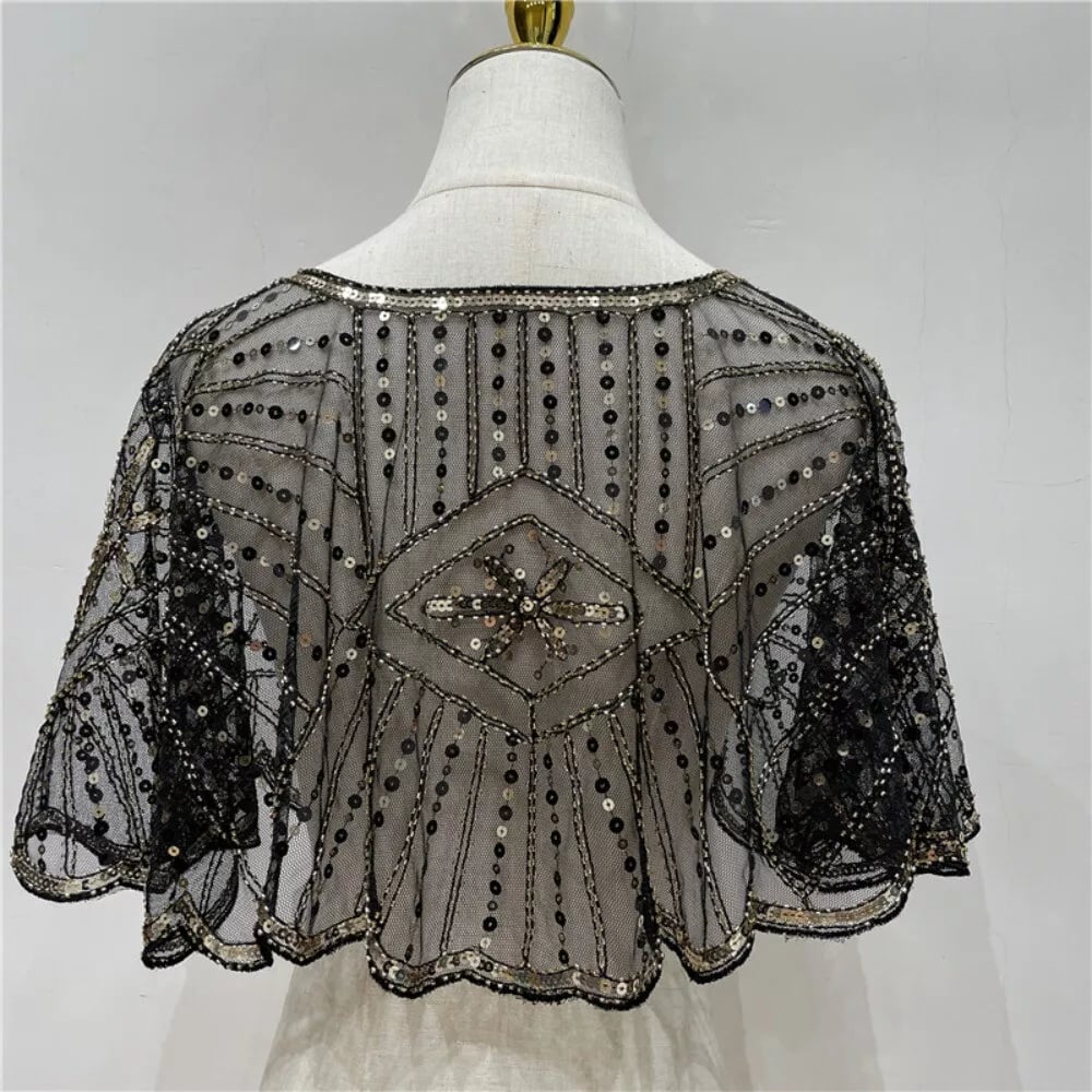 🔥 Vintage Lace Beaded Shawl🔥