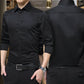 Men's Solid Long Sleeve Wrinkle-Free Formal Casual Shirt（50% OFF）