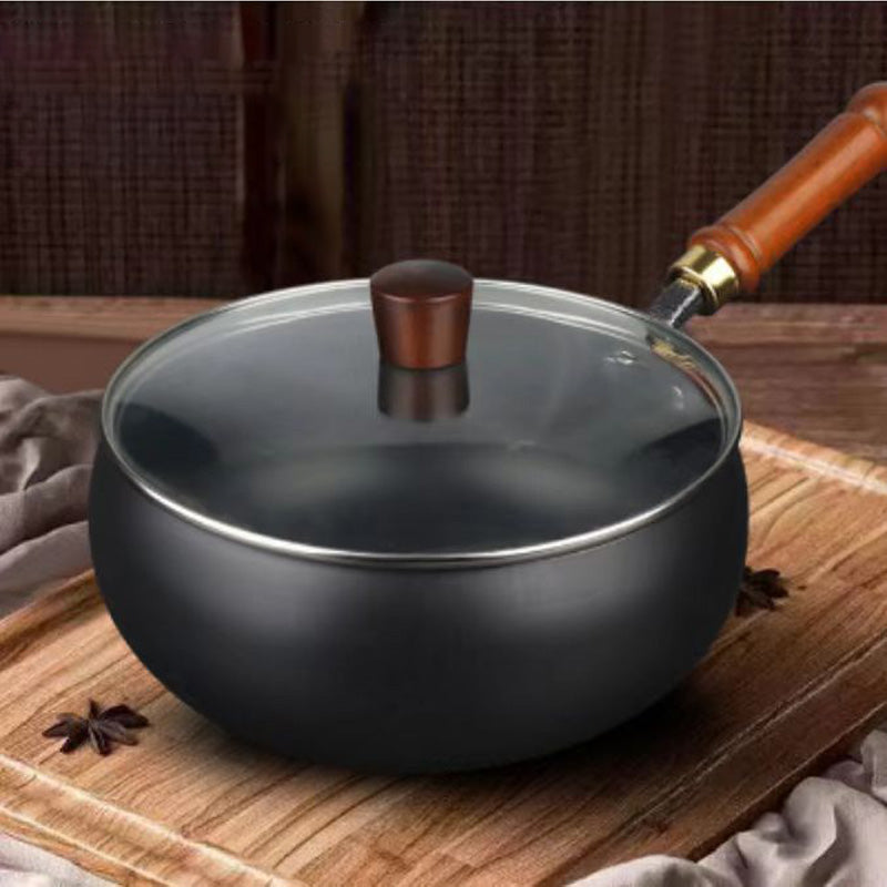 Uncoated Thick Iron Pot