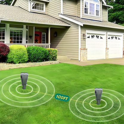 🔥 Solar Powered Waterproof Screw Mole Repellent