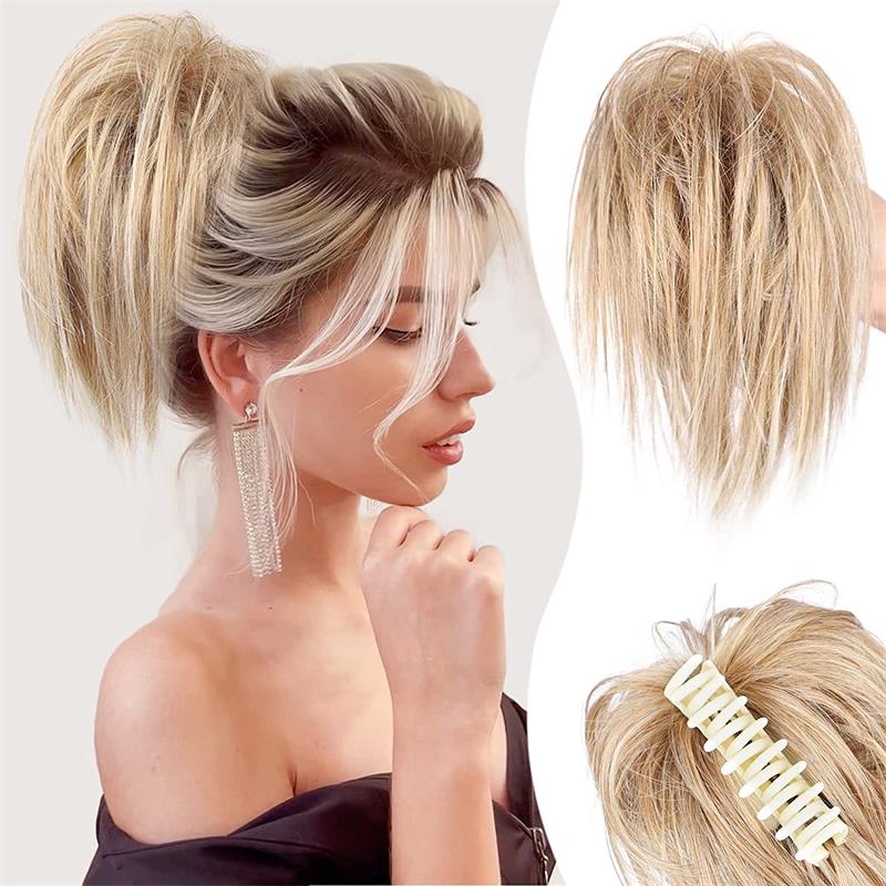 🔥Last Day Sale 49%🔥Messy Ponytail Clip Extends Hair