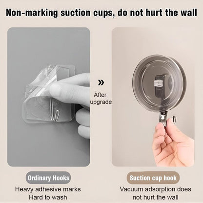 🔥Powerful suction cup hooks no punching（Great Sale⛄BUY 2 Get 5% OFF）