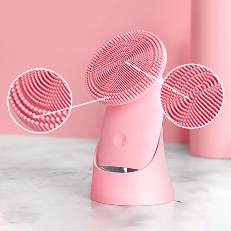 ✨Ultrasonic Vibration Massage Silicone Facial Cleansing Brush