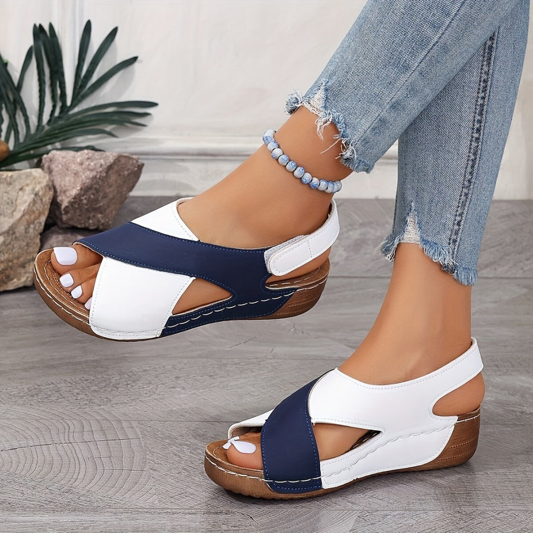 Women's Ultra Comfortable Slope Heel Sandals