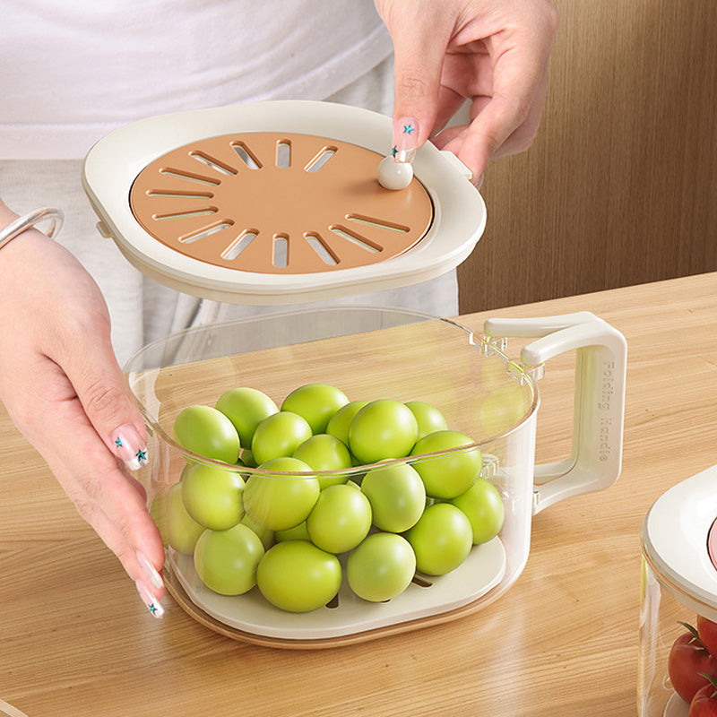 2 in 1 Draining Basket with Lid