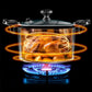 Non-stick Enamel Micro Pressure Cooker（Free Shipping）
